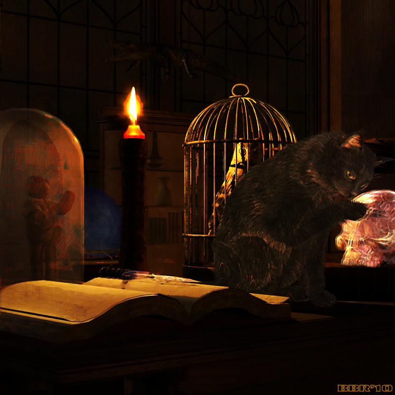 In the wizard's study